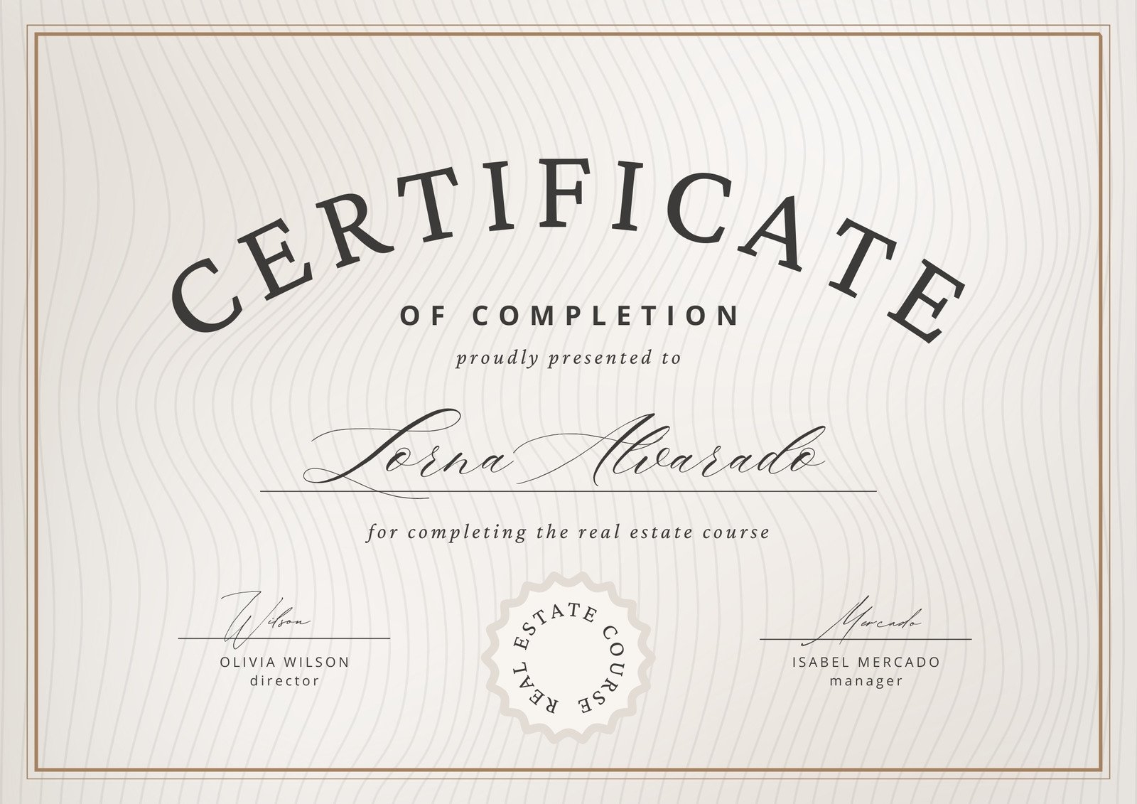 Free Printable Customizable Course Certificate Templates Canva