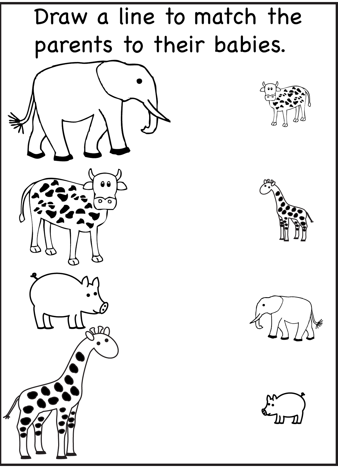 Printable Educational Activities For 2 Year Olds