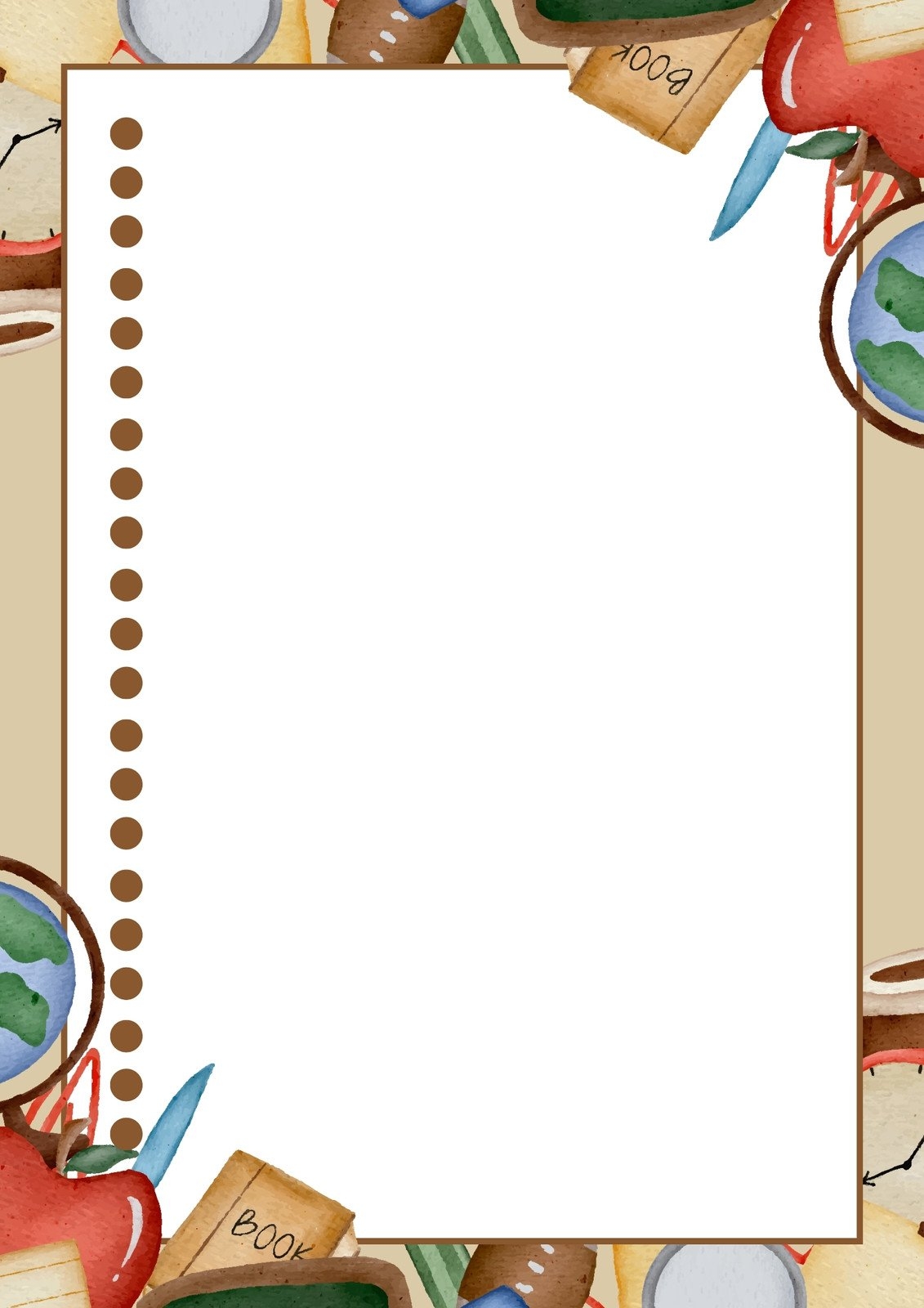 Free Printable Page Border Templates You Can Customize Canva Worksheets Library