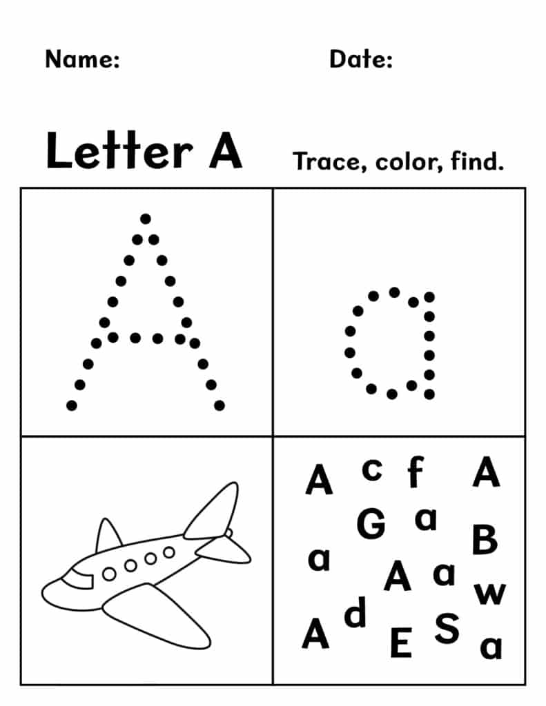 Free Printable Educational Sheets