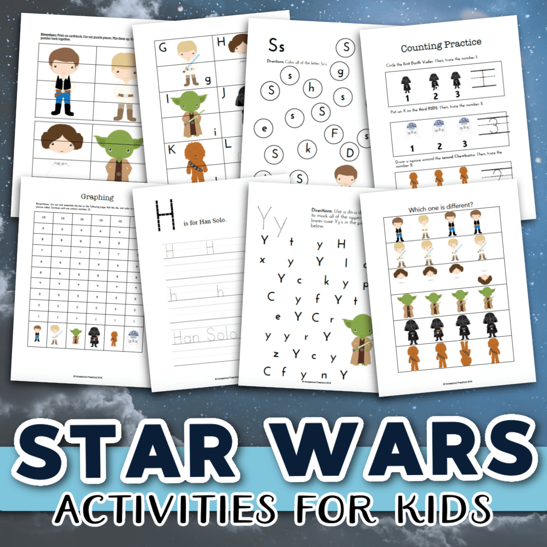 Star Wars Printables Education