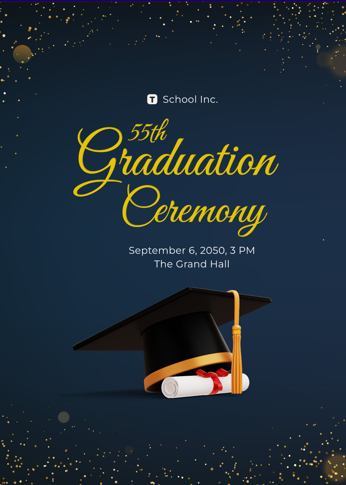 Printable Educational Invitation Templates