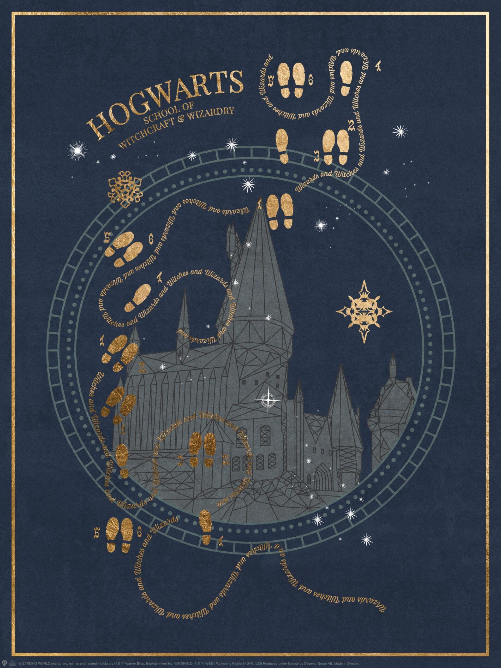 Harry Potter Hogwarts School Poster Hogwarts Harry Potter Magic Poster Store USA