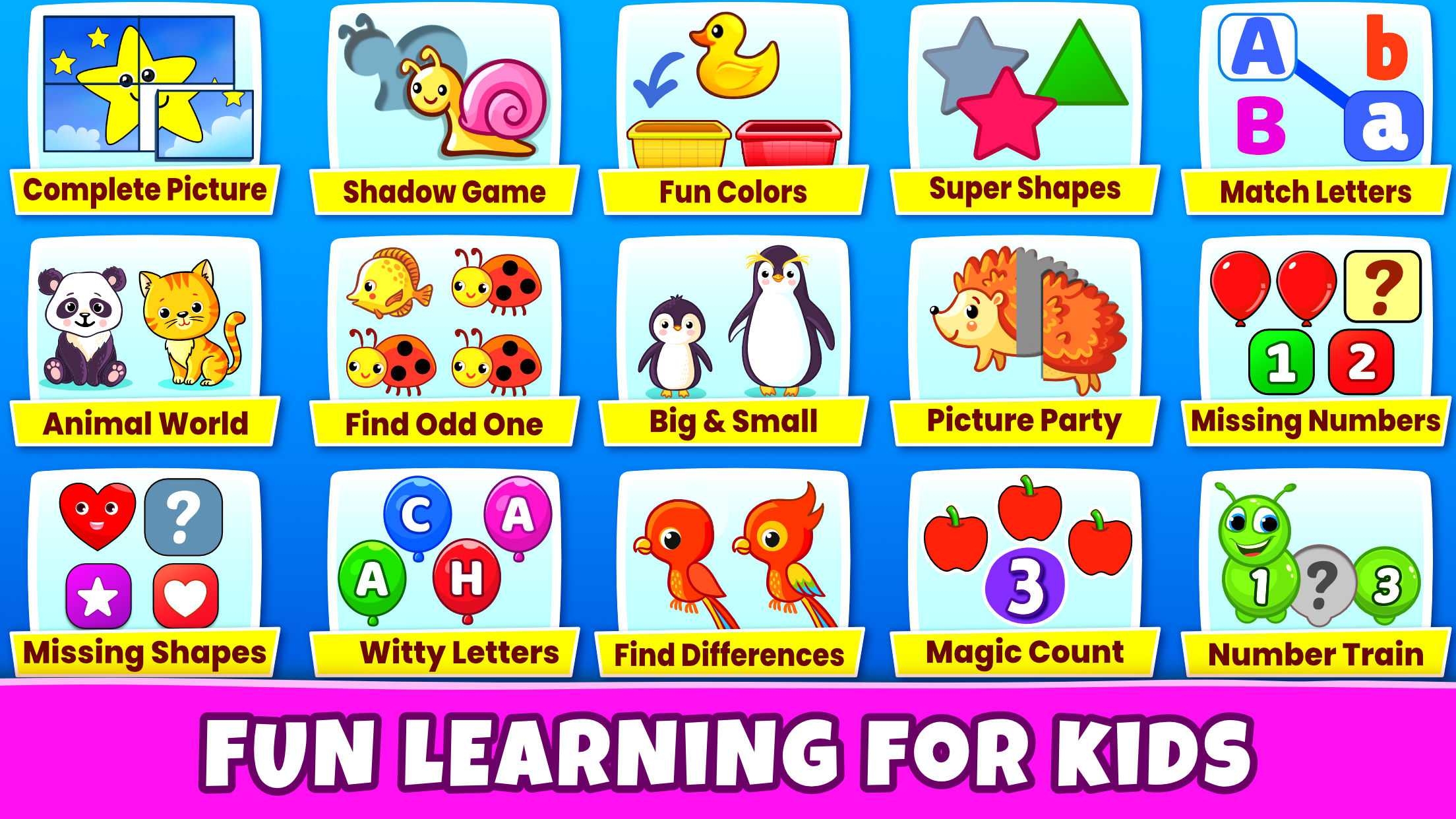 Kids Games For Toddlers 3 5