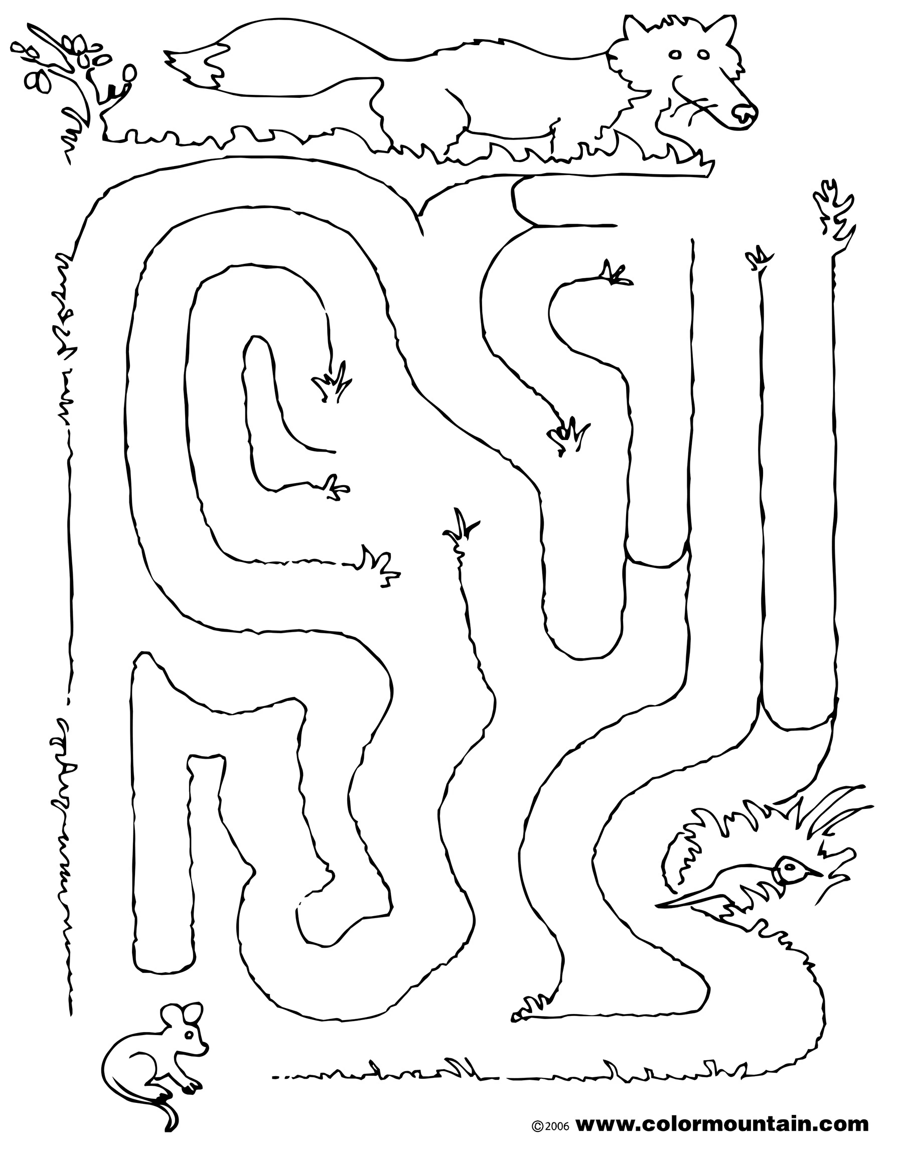 Labyrinths 126482 Educational Free Printable Coloring Pages