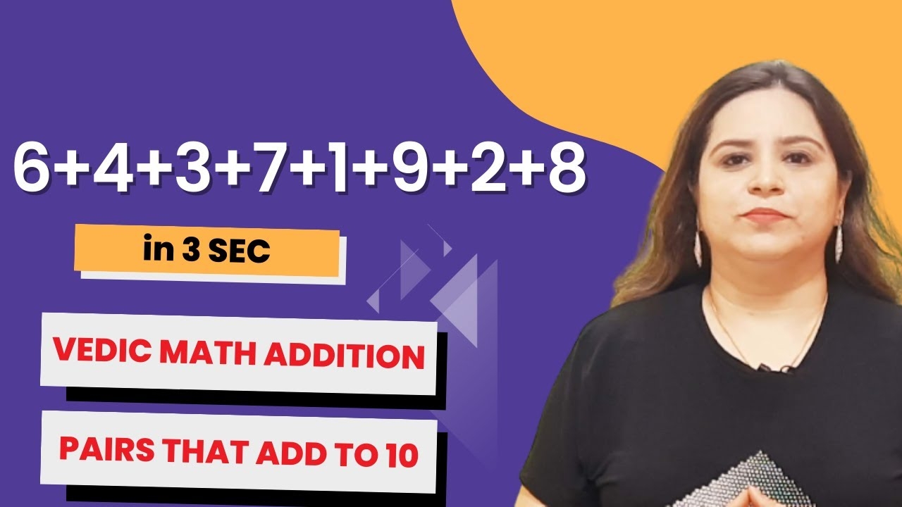 Line Addition Trick To Add Many Single Digit Numbers Quickly Vedic Maths Line Addition Method 2023 YouTube