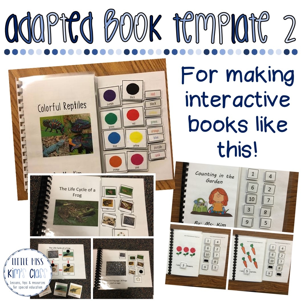 Little Miss Kim s Class FREE Editable Adapted Book Templates For Special Education