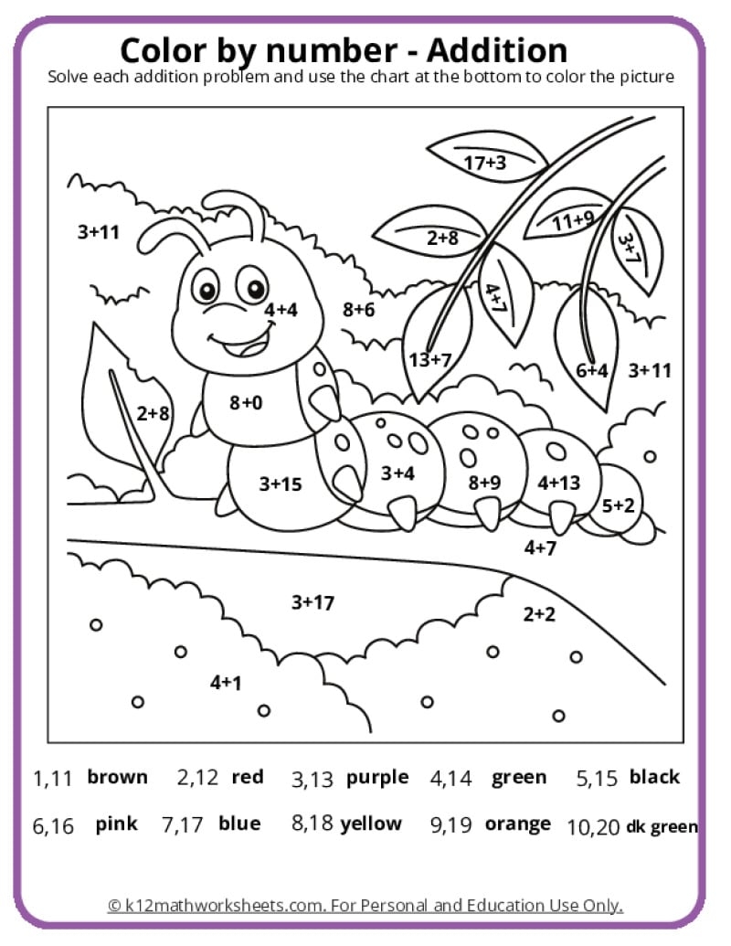 Educational Coloring Pages Printable