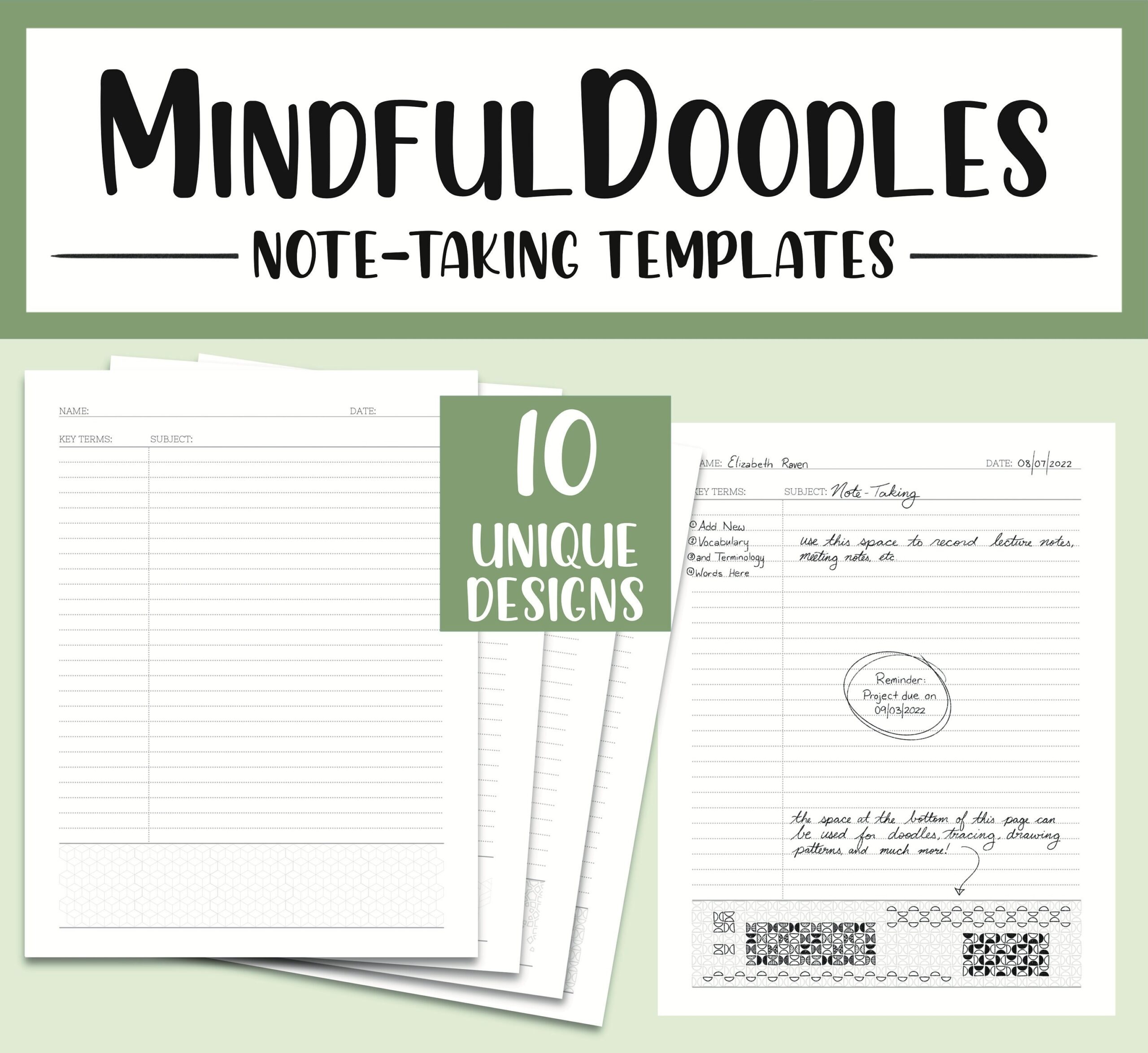 Educational Insights Doodle Pages Printable
