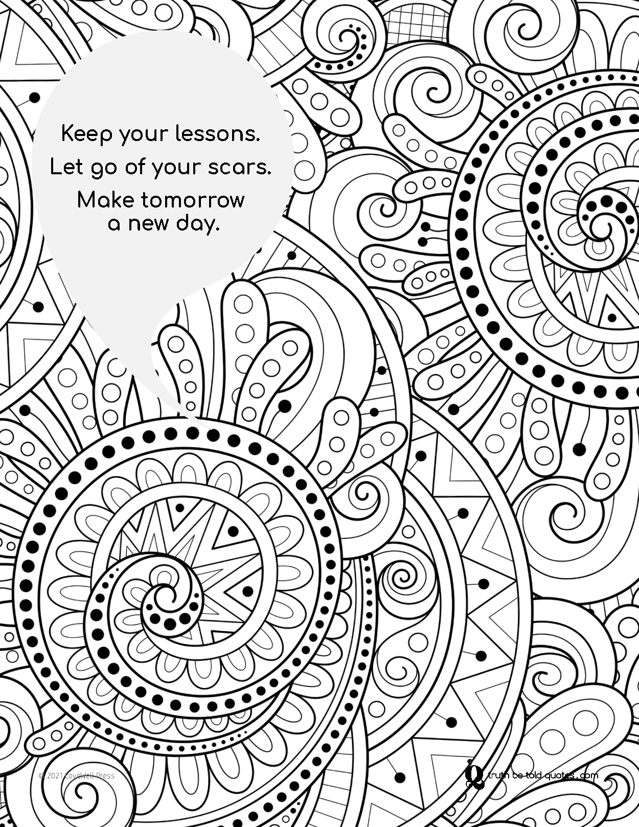 Mindfulness Coloring Pages High School SEL