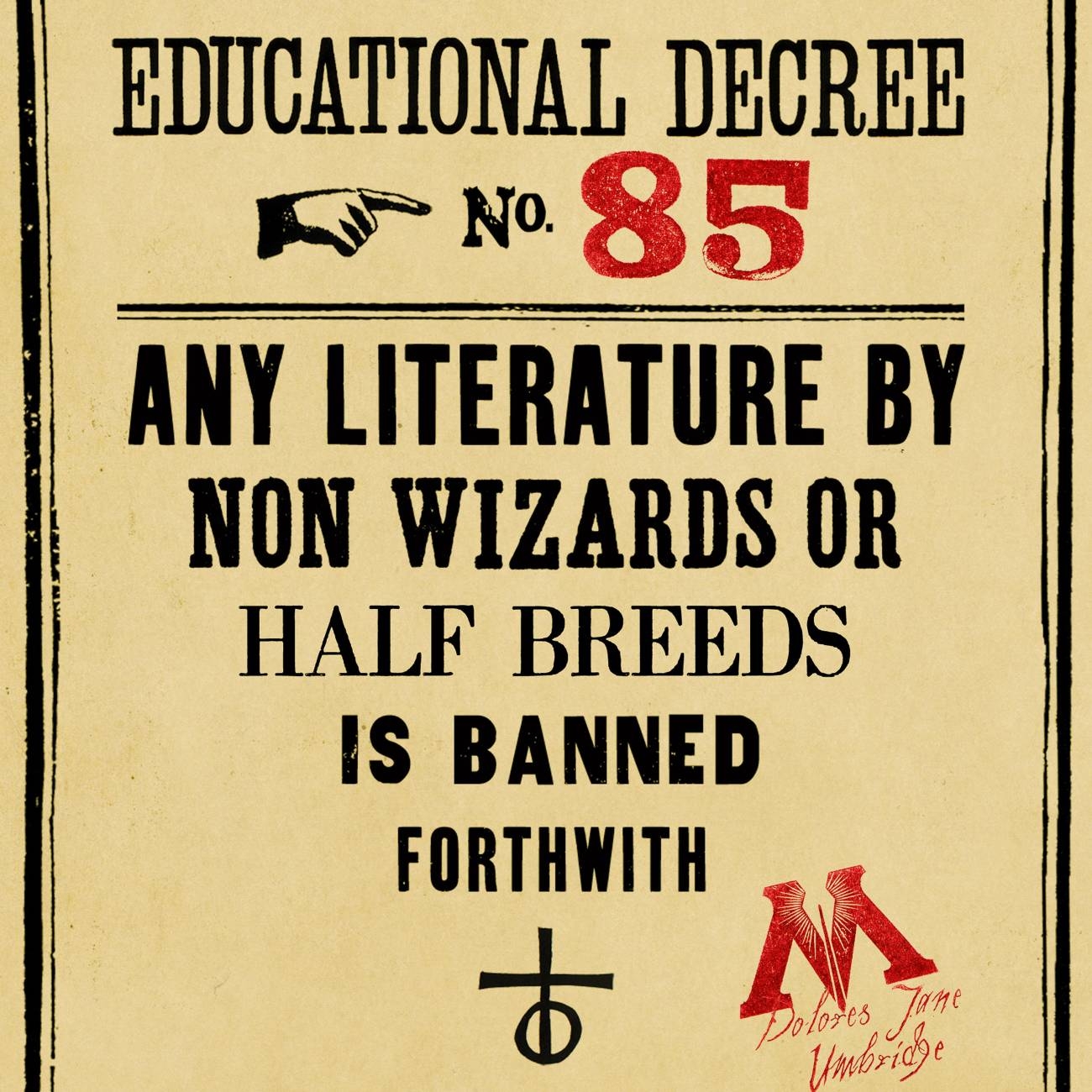 Printable Harry Potter Educational Decree 35
