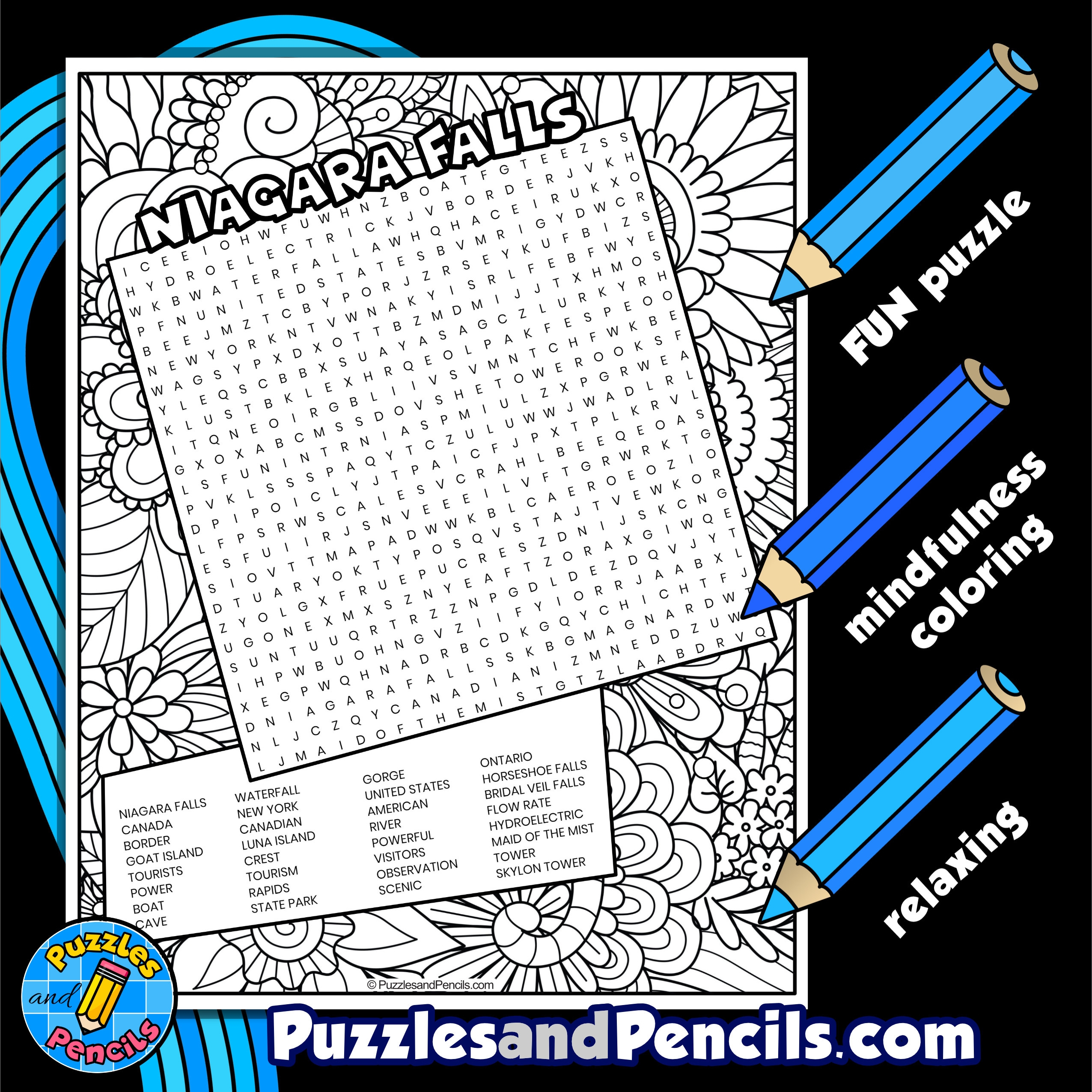 Free Printable Educational Materials On Niagara Falls