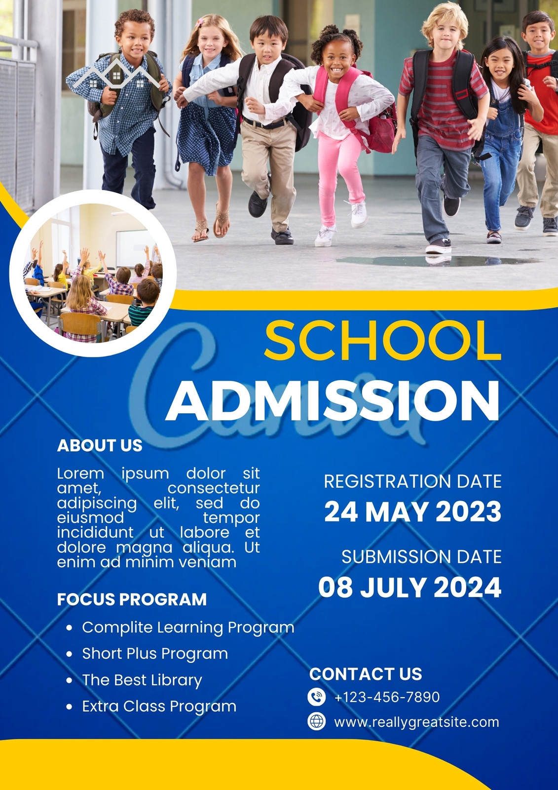 Page 10 Free Printable Back To School Flyer Templates Canva