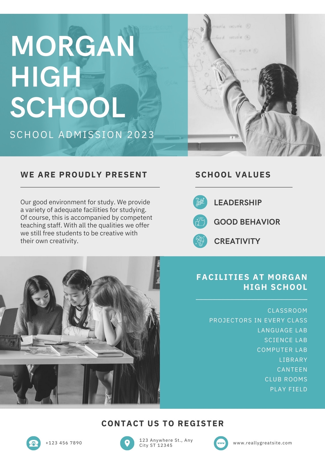 Page 14 Free Printable Customizable Education Flyer Templates Canva