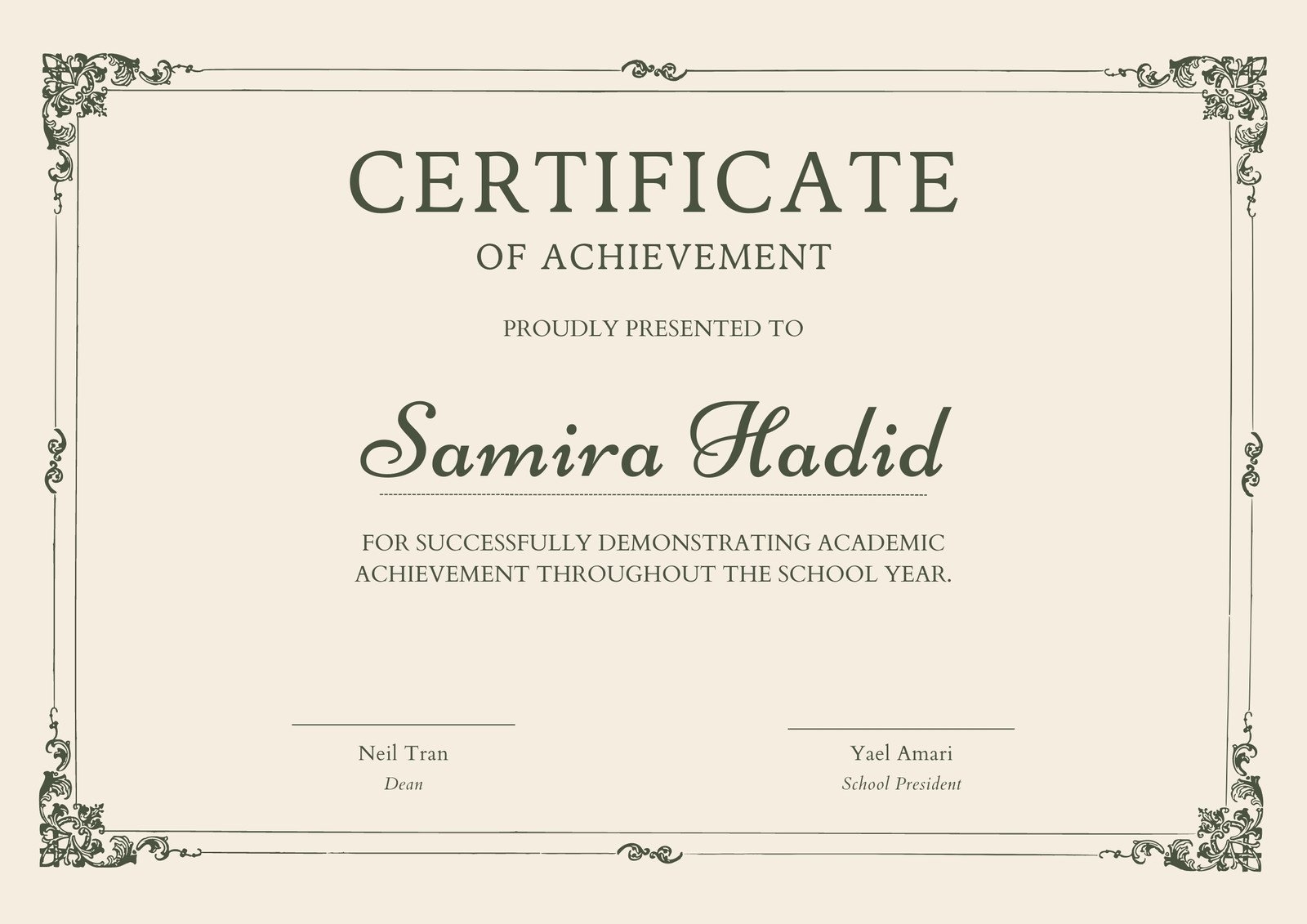 President'S Education Awards Program Certificates Printable