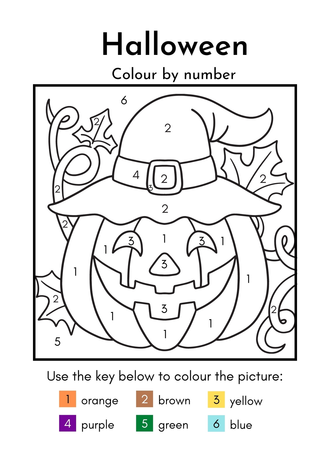 Page 4 Free Printable Halloween Worksheet Templates To Edit Canva