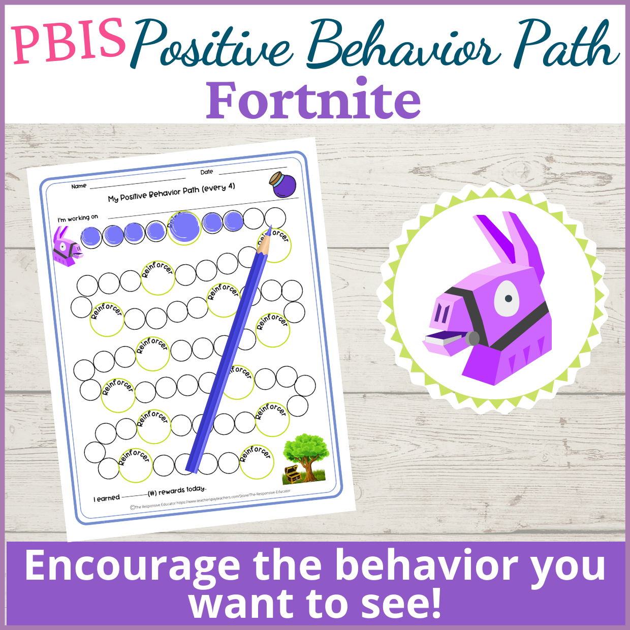 PBIS Positive Behavior Path Fortnite Made By Teachers