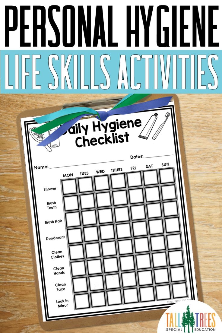 Personal Hygiene Life Skills Special Education Activities