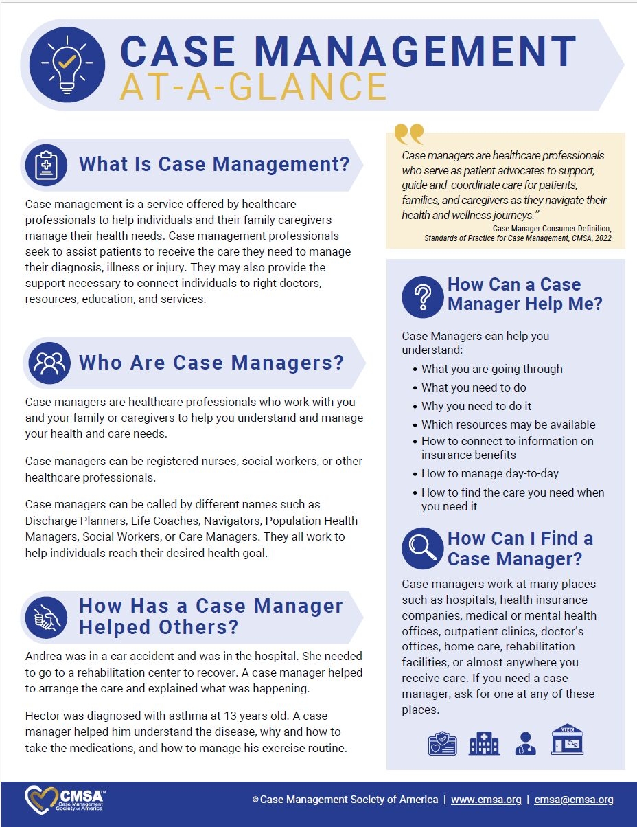 Case Management Goals Education Printables
