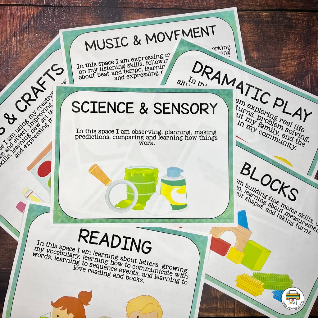 Free Printables For Pre-K People Places Things Language Educational