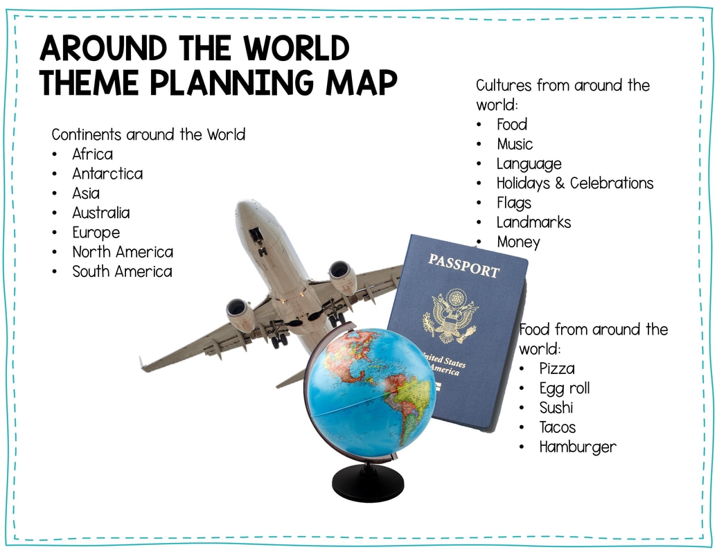 Preschool Around The World Lesson Planning Ideas Pre K Printable Fun