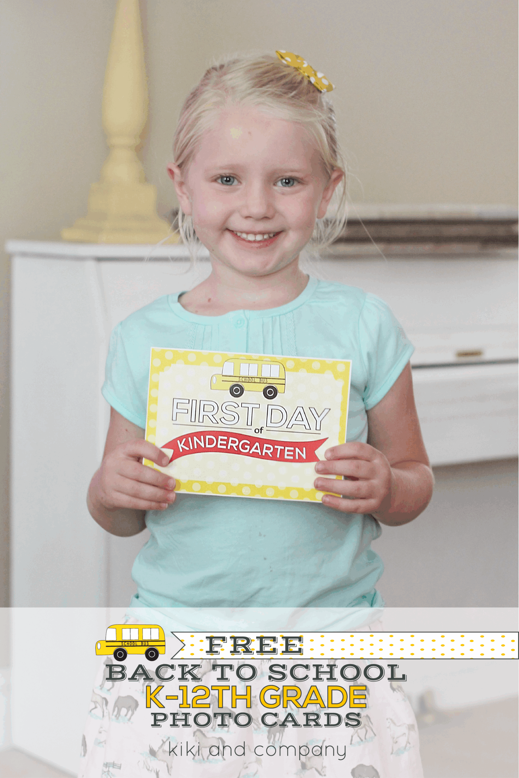Printable Back To School Photo Signs For Kindergarten Through 12th Grade Free Printable Kiki Company