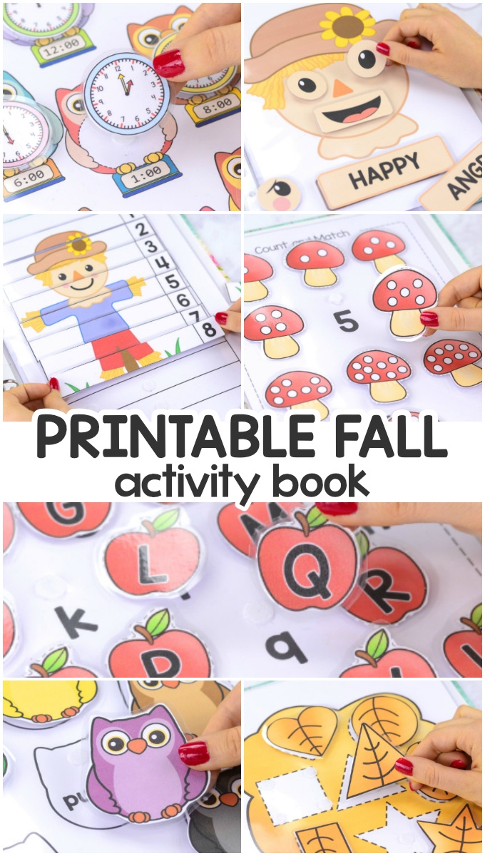 Educational Free Printable Quiet Book Templates