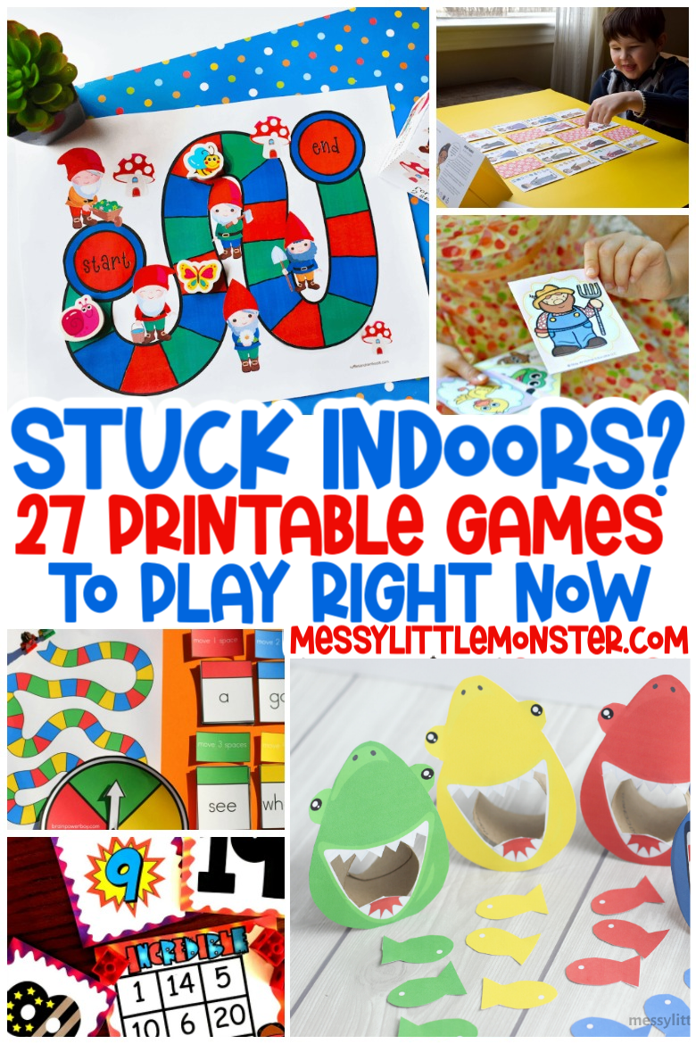 Printable Educational Games For Preschoolers
