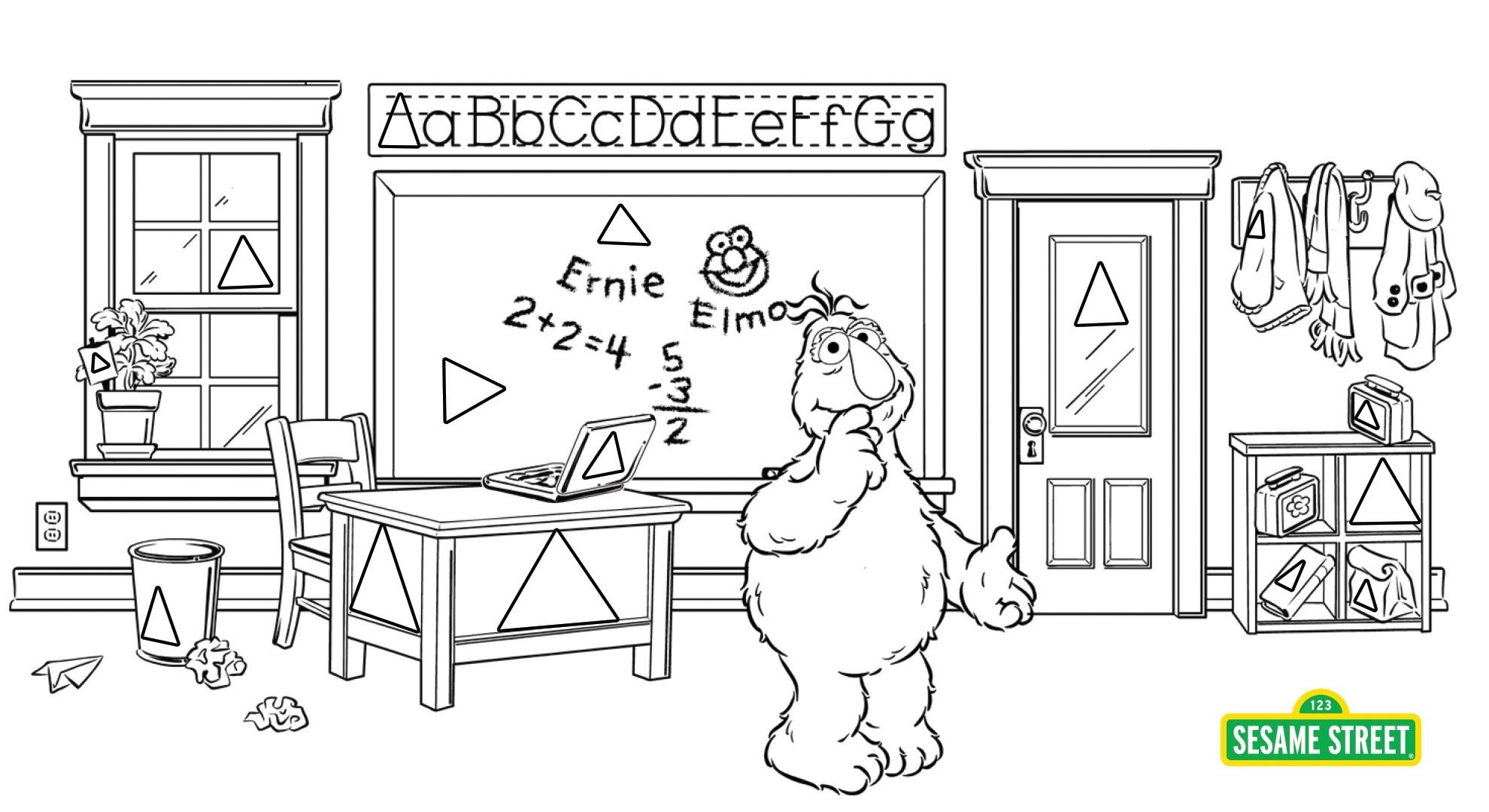 Ready For School Triangles Printable Sesame Street PBS LearningMedia