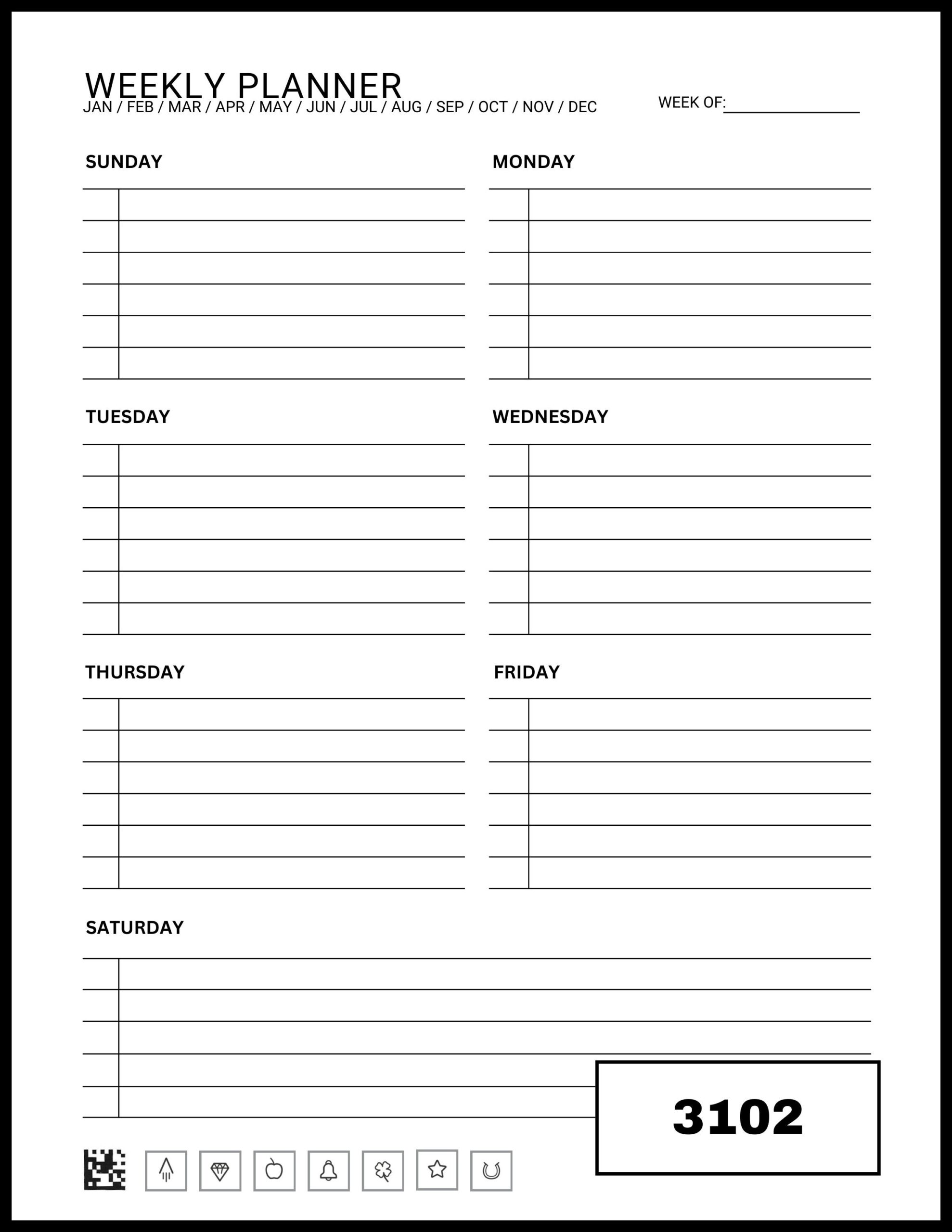 Printable Rocketbook Pages Educational