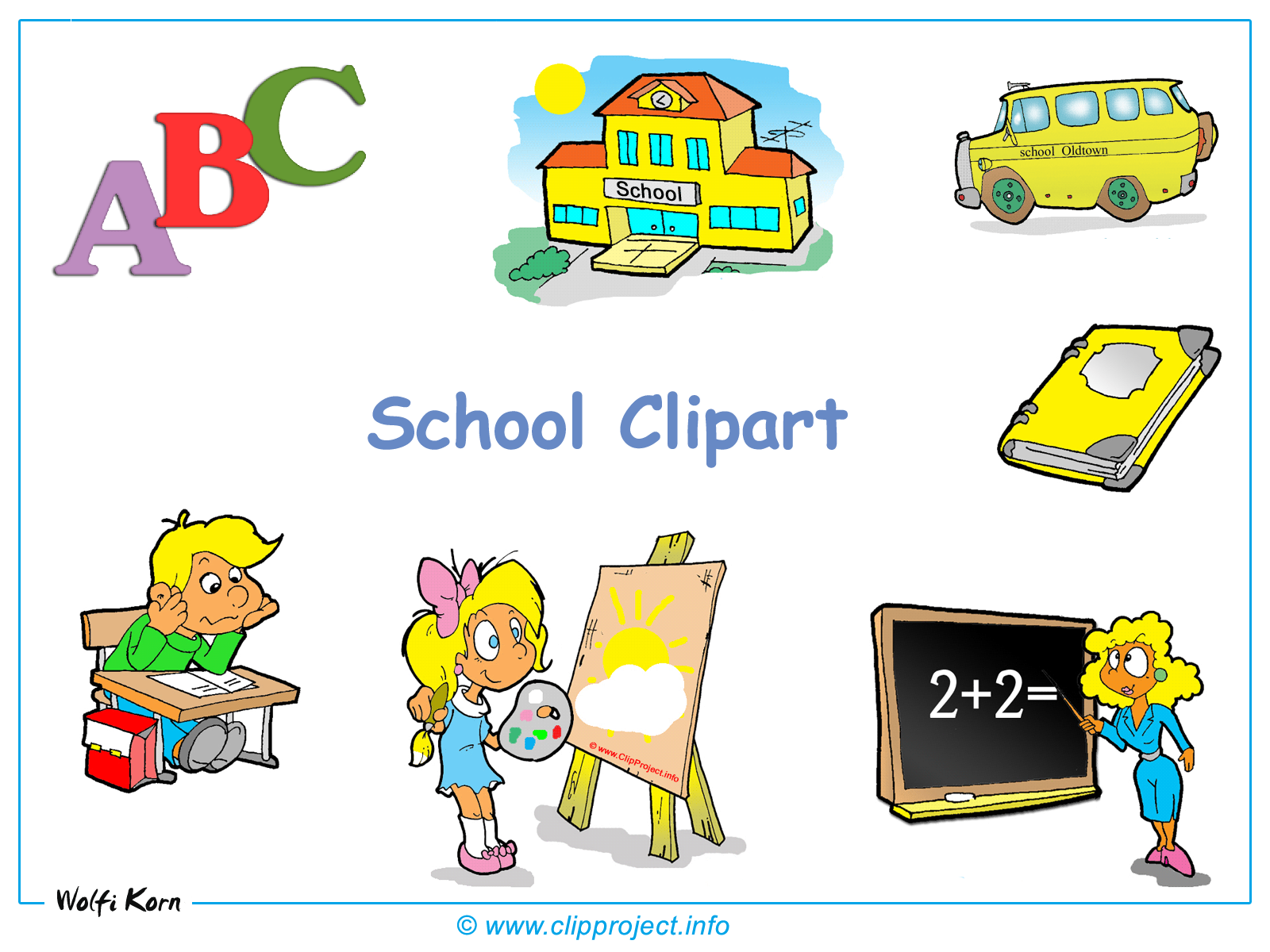 School Cliparts Free Enhancing Education With Affordable And High Worksheets Library