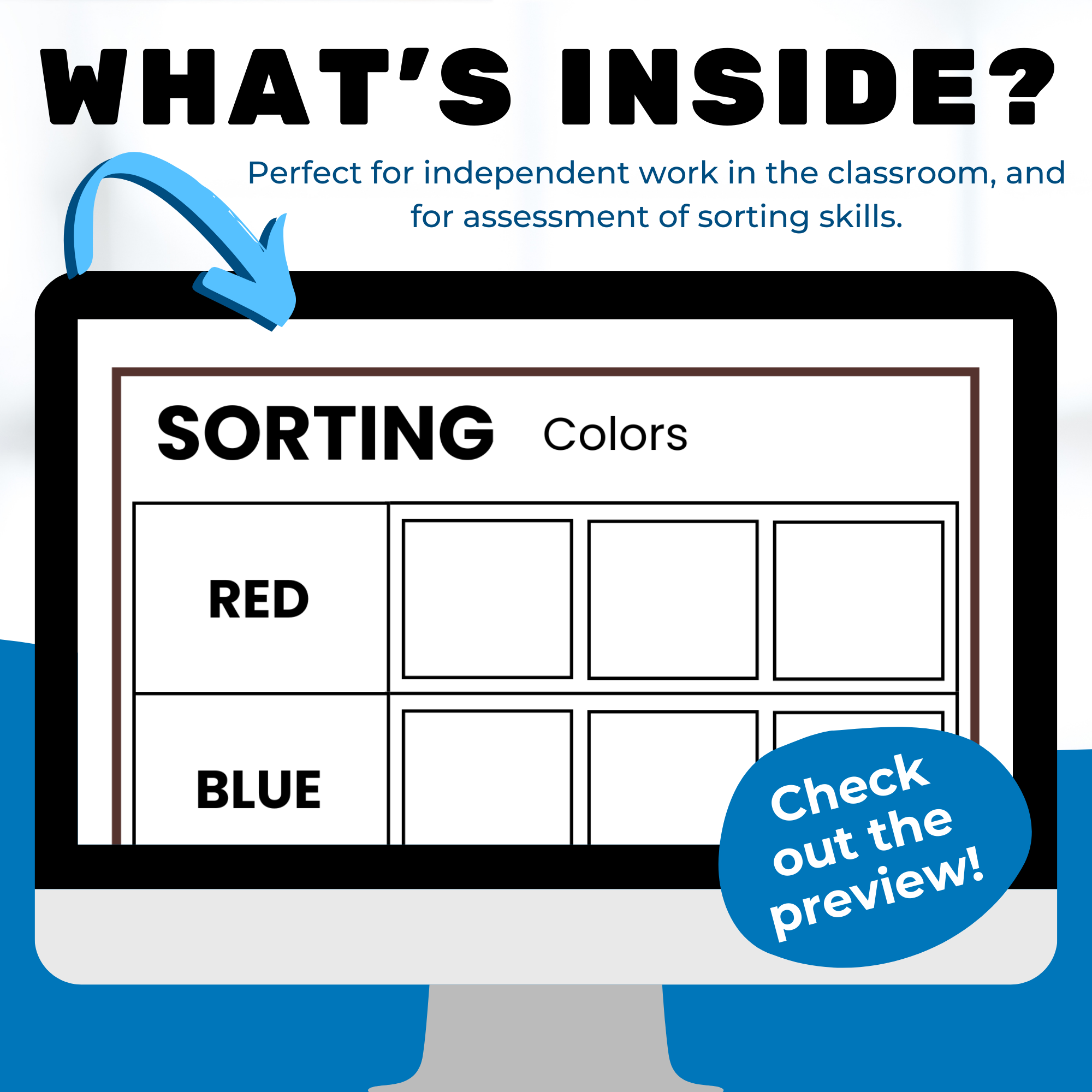 Sorting Colors Shapes Objects Into Categories Worksheets Activities ABA Special Education Made By Teachers