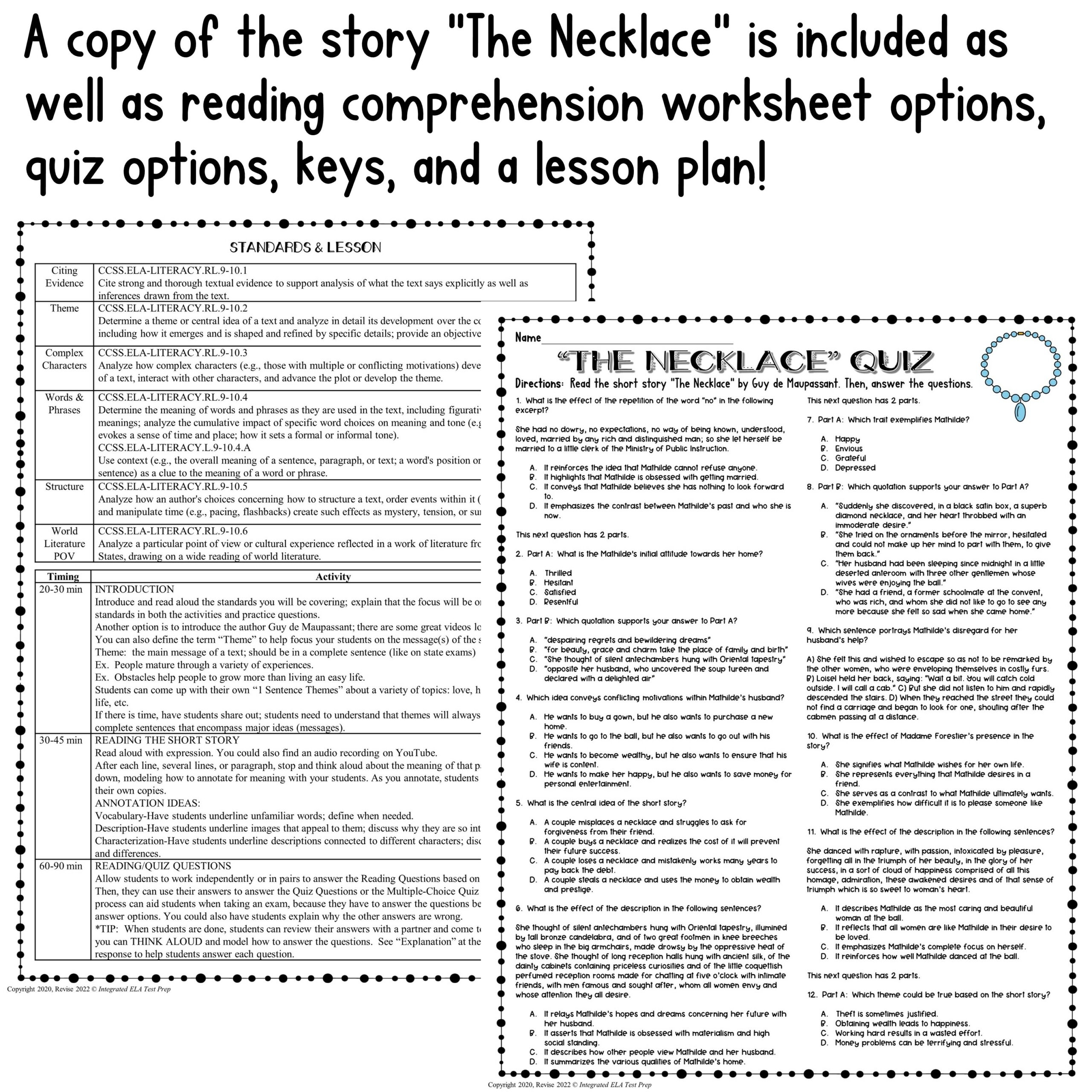 Free Accelerated Christian Education Printable Reading Test