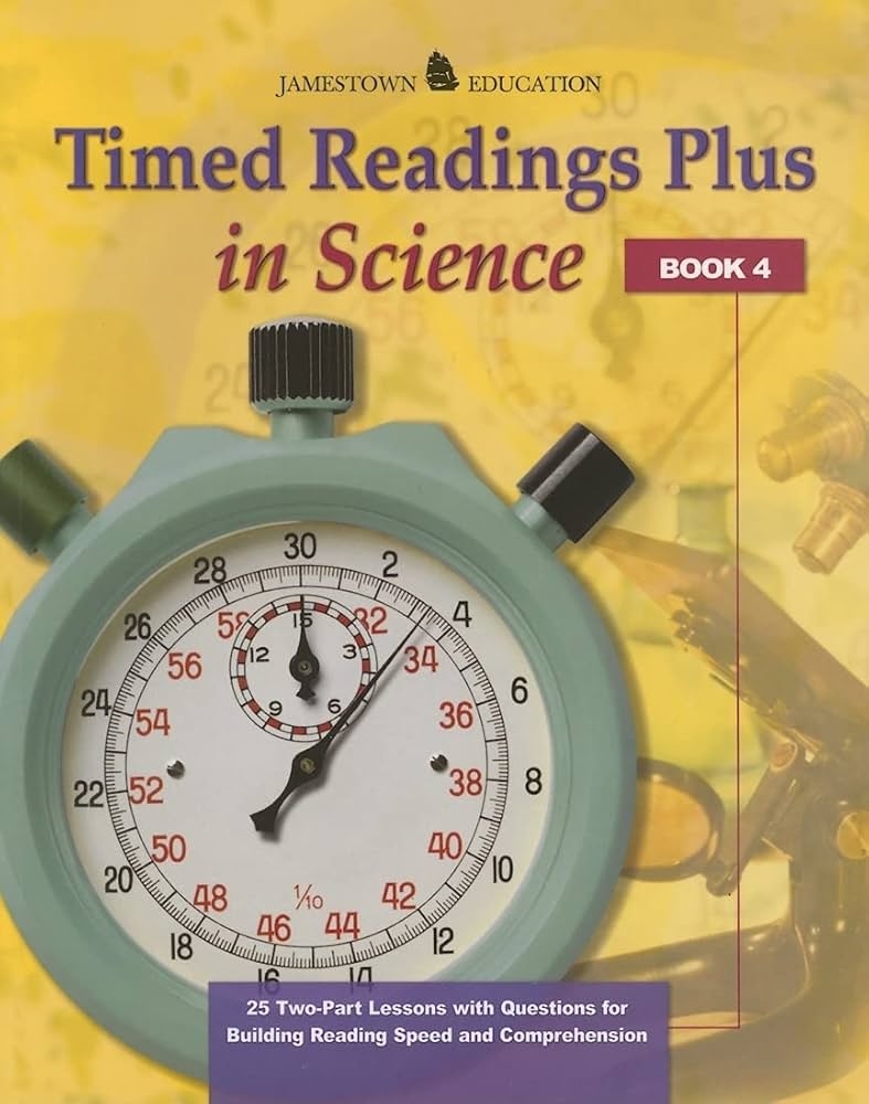 Timed Readings Plus In Science Book 4 McGraw Hill Jamestown Education McGraw Hill Jamestown Education Glencoe 9780078273735 Amazon Books
