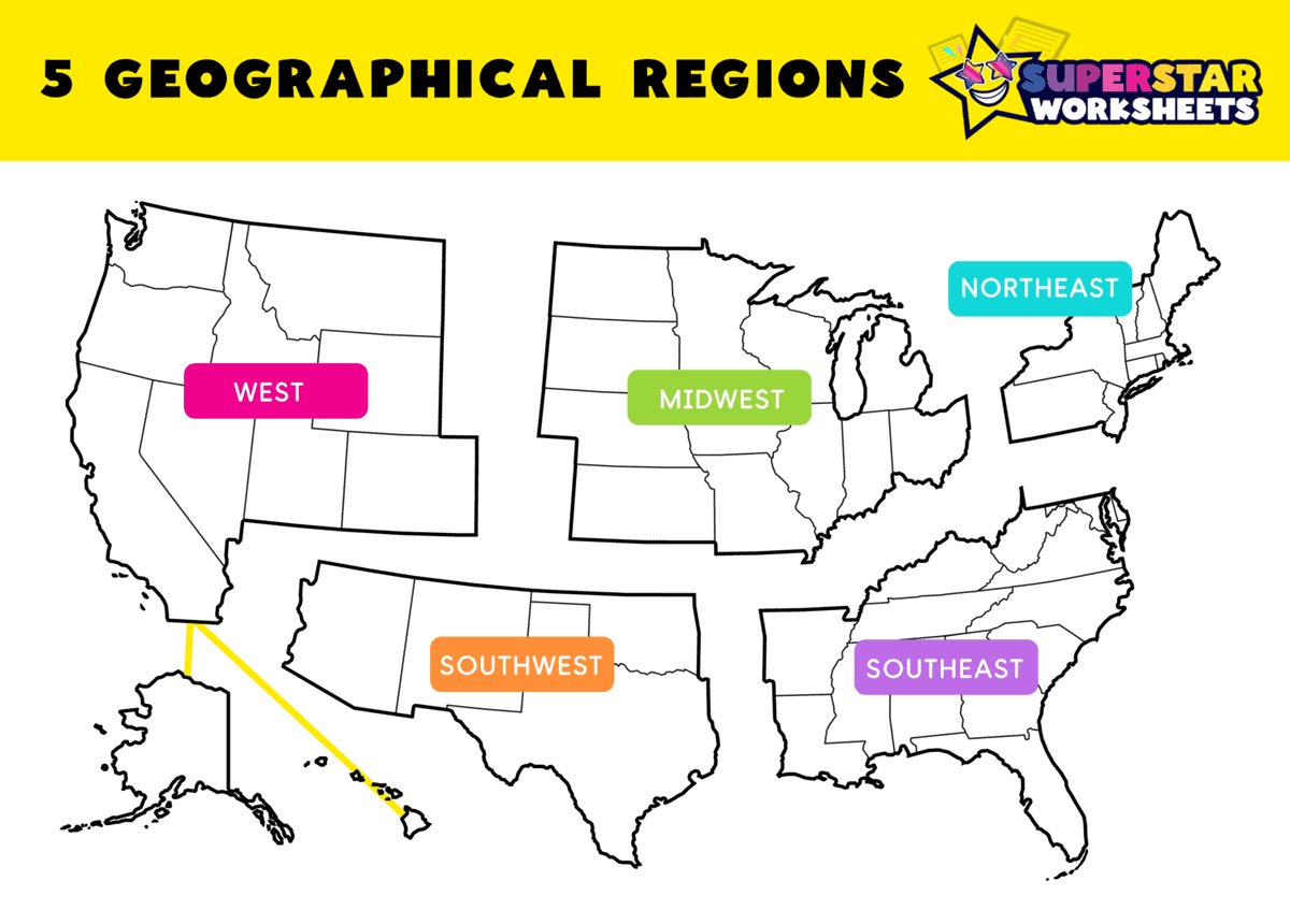 Printable Us Geography Quiz For Special Education