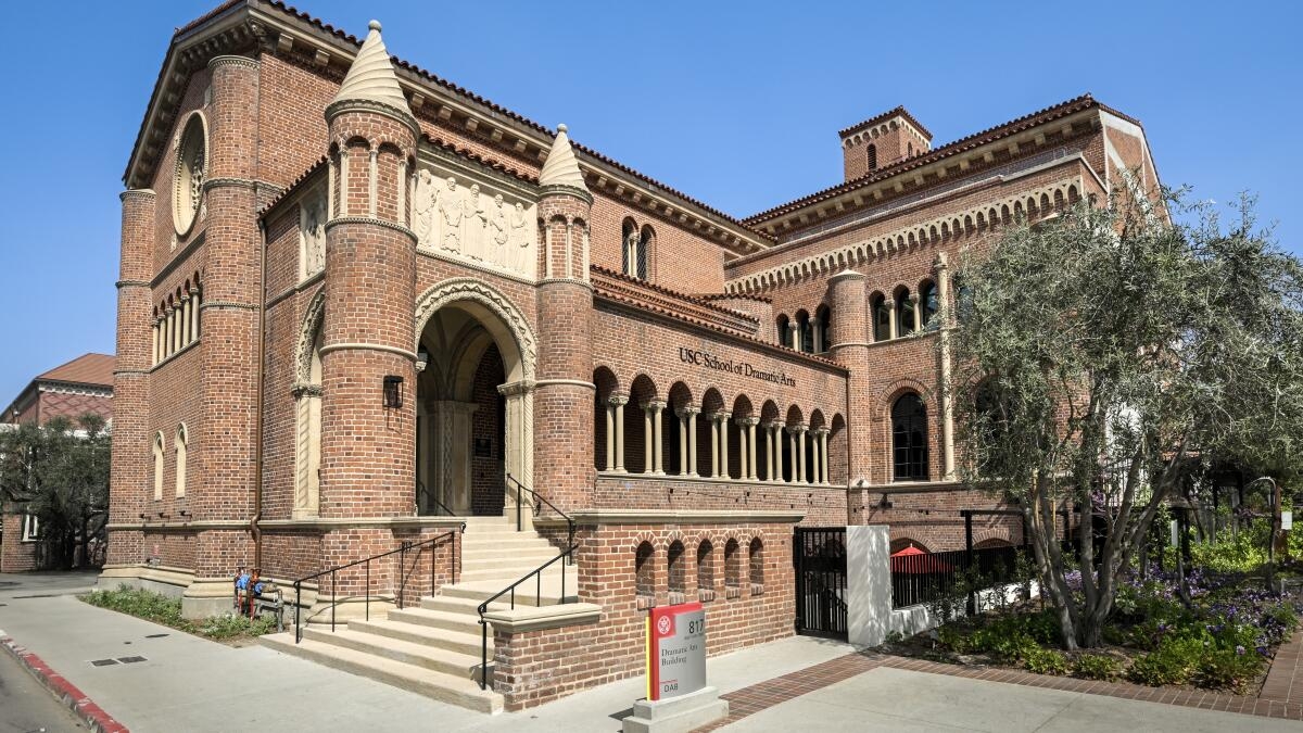 USC School Of Dramatic Arts MFA Programs Go Tuition free Los Angeles Times