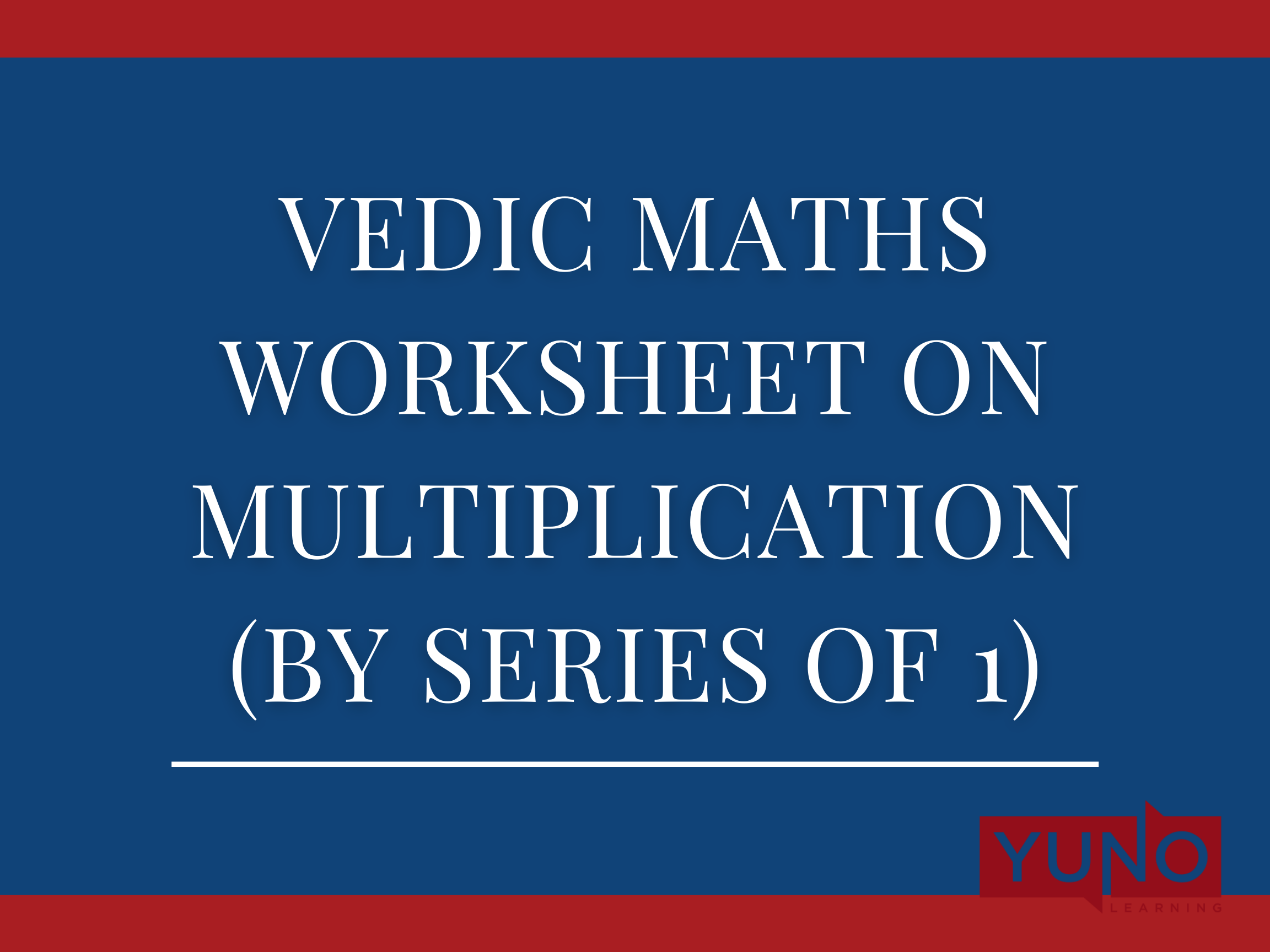 Vedic Maths By Optimum Educators Printable